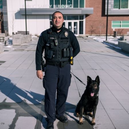 Police Officer with Dog