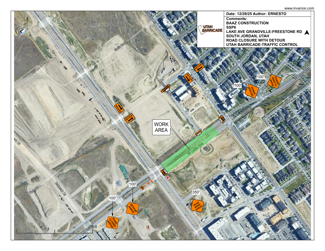 Lake Ave Traffic Control Plan 12.29.25